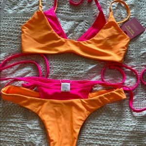 NWT Strawberry Milk Mob Bikini